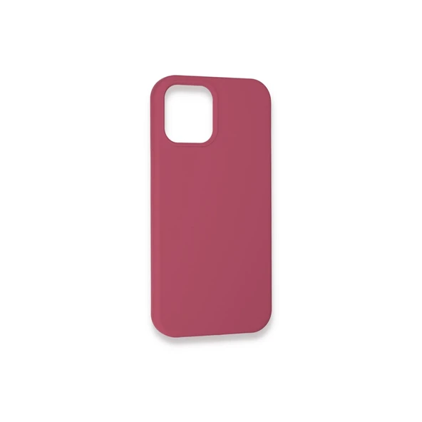 İphone 12 Lansman Legant Silikon - Fuşya - Resim 3