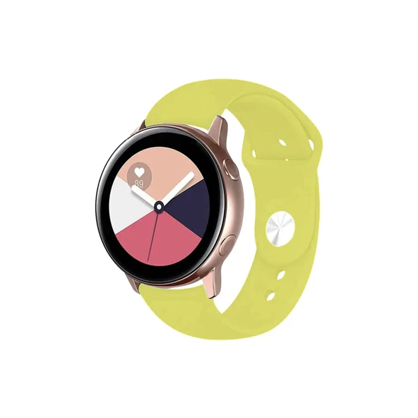 Watch 22Mm Klasik Kordon - Sarı ürün görseli 1
