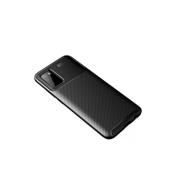 A02S Auto Focus Karbon Kapak - Siyah - Resim 2