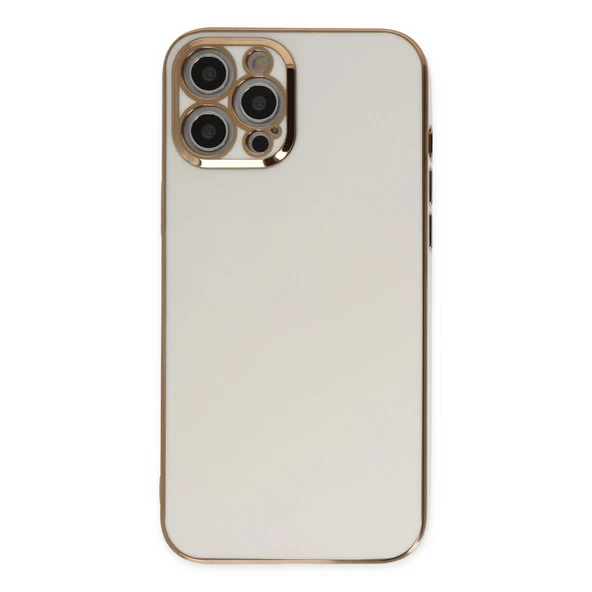 İphone 12 Volet Silikon - Beyaz - Resim 2