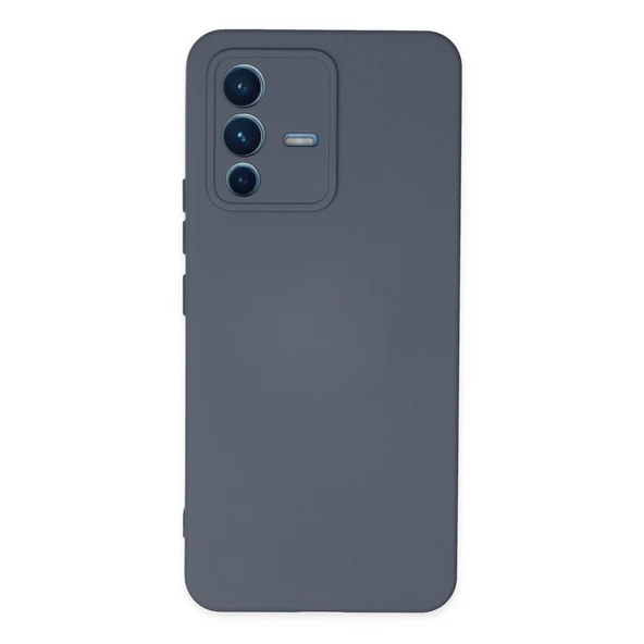 V23 5G Nano İçi Kadife Silikon - Gri ürün görseli 1