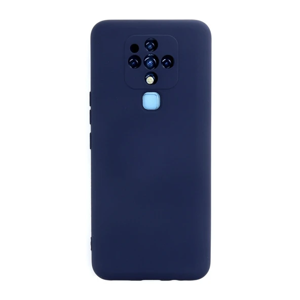 Camon 16 Nano İçi Kadife Silikon - Lacivert ürün görseli 1