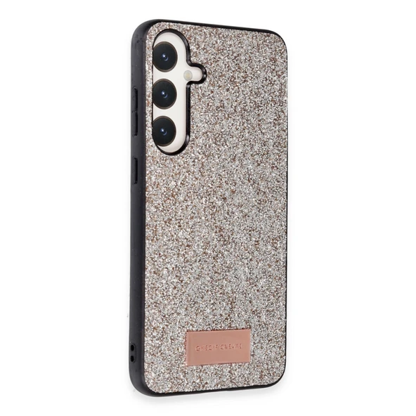 Onegif A05S Bright Simli Kapak - Gold - Resim 2