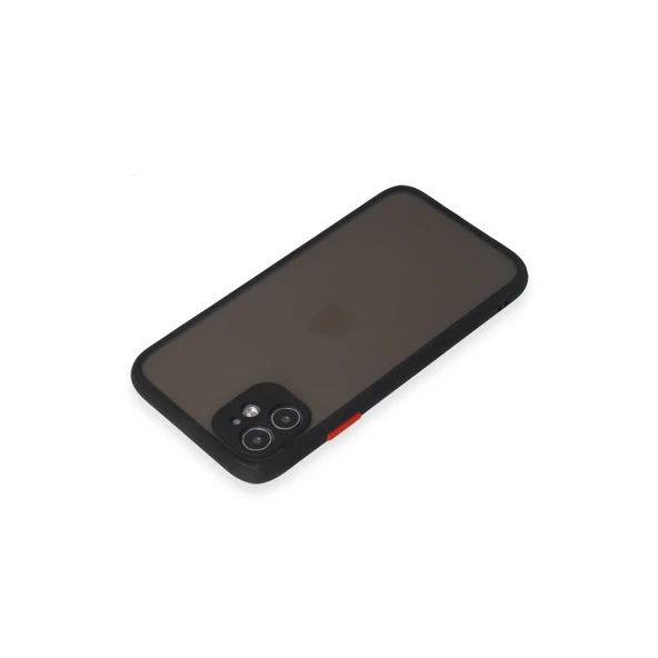 İphone 11 Montreal Silikon Kapak - Siyah - Resim 3