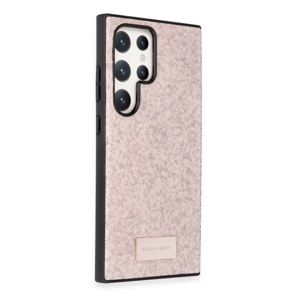 Onegif S23 Bright Simli Kapak - Pembe - Resim 2