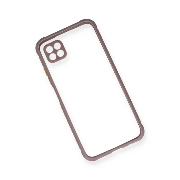 P40 Lite Miami Şeffaf Silikon - Mor - Resim 3