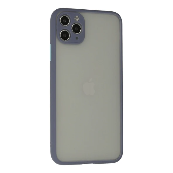 İphone 12 Montreal Silikon Kapak - Gri - Resim 2