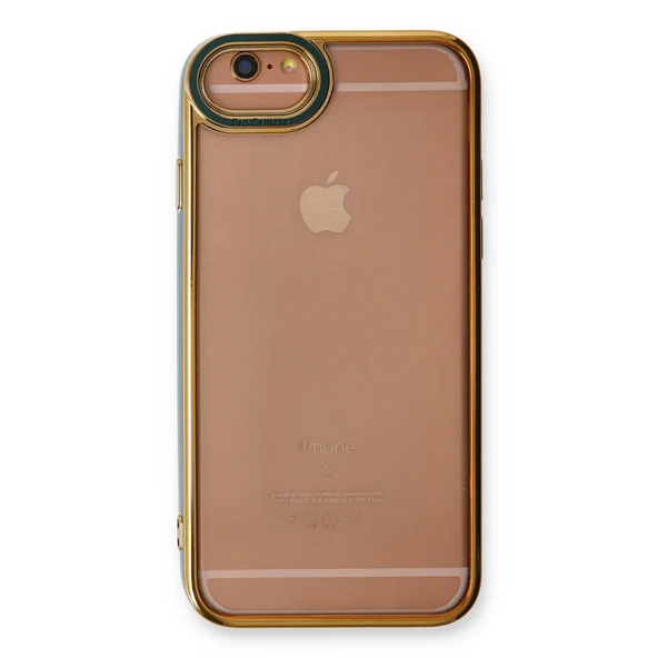 İphone 6 Liva Lens Silikon - Yeşil - Resim 2