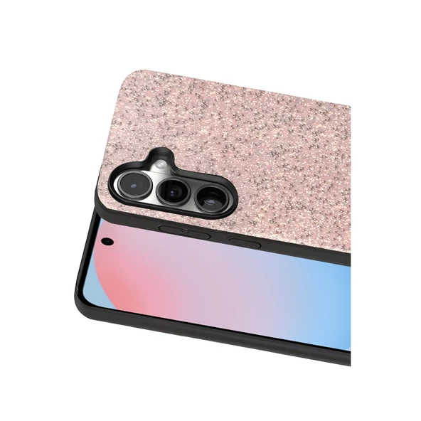 Onegif S24 Fe Bright Simli Kapak - Pembe - Resim 2
