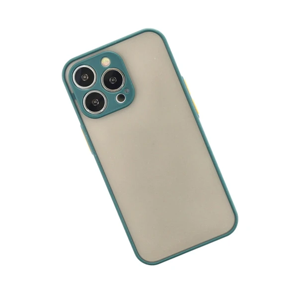 İphone 13 Montreal Silikon Kapak - Yeşil - Resim 2