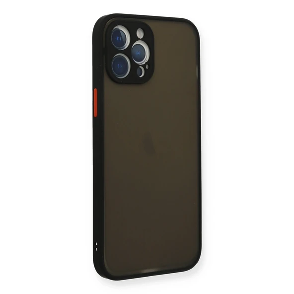 İphone 12 Montreal Silikon Kapak - Siyah - Resim 2
