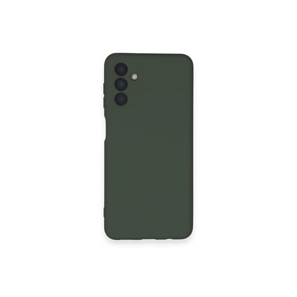 A14 4G Nano İçi Kadife Silikon - Koyu Yeşil ürün görseli 1