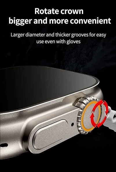 Ws28 49Mm Ateş Nabız Ölçer Akıllı Saat - Resim 3