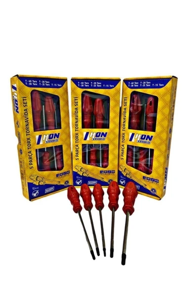 Hon 5 Parça Torx Tornavida Seti - Resim 2