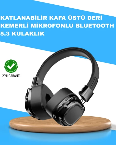 Katlanabilir Tasarımlı Taşınabilir Müzik Kulaklığı ürün görseli 1