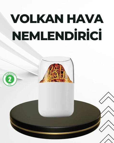 Usb Şarjlı Volkanik Tasarımlı Buhar Makinesi ürün görseli 1