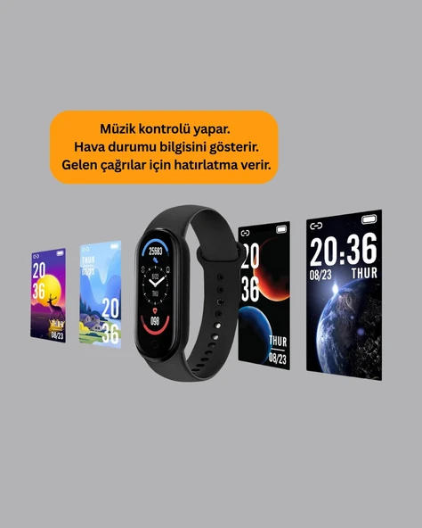 İos Akıllı Bileklik – Çok Fonksiyonlu Kullanım - Resim 3