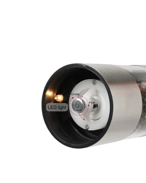 Elektrikli Baharat Öğütme Ergonomik Şeffaf Gövde - Resim 2