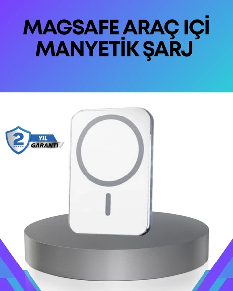 360° Döner Başlıklı Araç Telefon Tutucu Hızlı Şarjlı ürün görseli 1