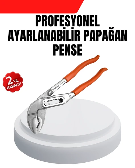 Ayarlanabilir Kurbağacık Pense Boru Anahtarı Çelik Malzeme ürün görseli 1