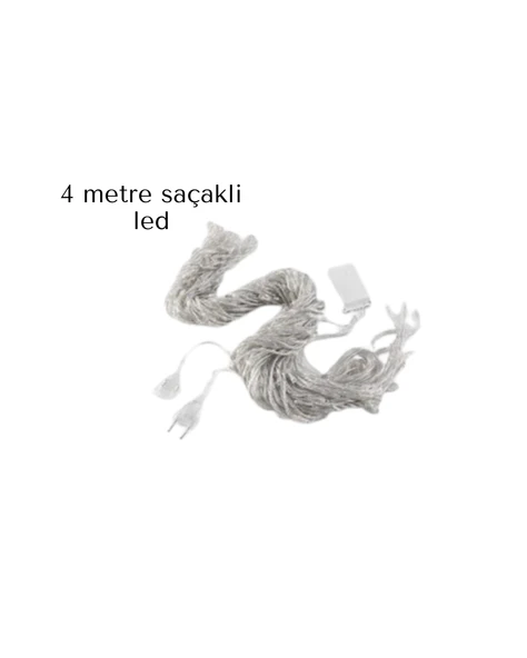 Saçaklı 4 Metre Perde Led ürün görseli 1