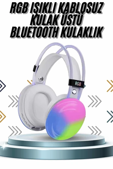 Rgb Işıklı Kulak Üstü 5.3 Bağlantılı ürün görseli 1