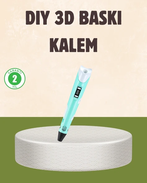 Abs Pla Filament Destekli 3D Yazıcı Kalem ürün görseli 1