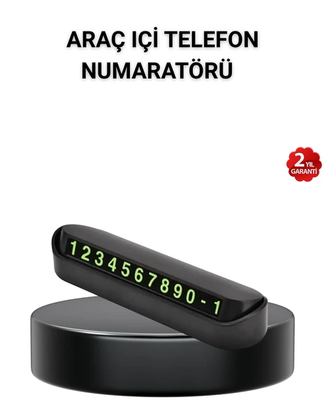 Alüminyum Kasa Gri Çevirmeli Araç İçi Telefon Numaratörü ürün görseli 1
