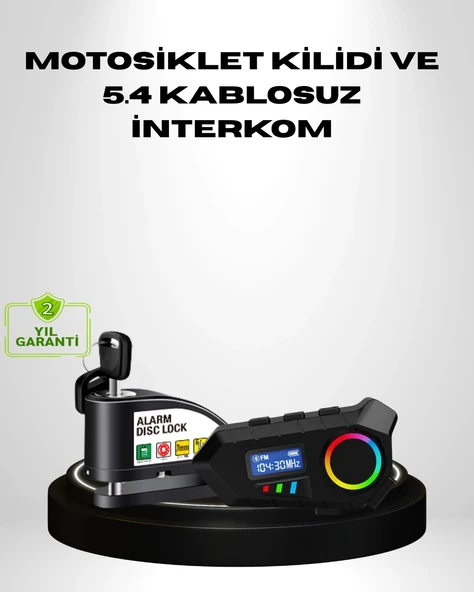 Motosiklet Günlük Kullanım İçin Hoparlör Disk Kilidi Seti ürün görseli 1
