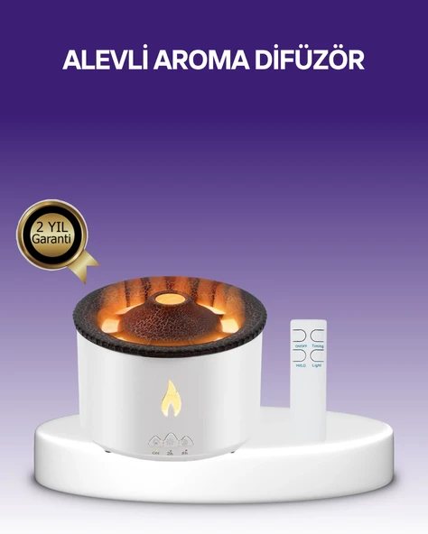 3D Efektli Hava Nemlendirici – Uzaktan Kumandalı 8 Saat Çalışma Süreli ürün görseli 1