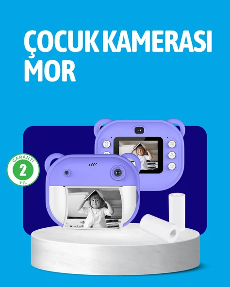 Anında Baskı Özellikli Çocuk Kamerası ürün görseli 1