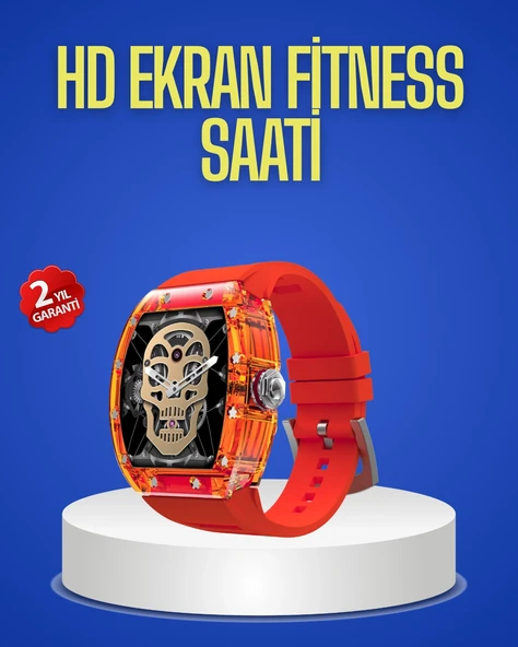 Şeffaf Tasarımlı Akıllı Saat Dokunmatik Ekranlı ürün görseli 1