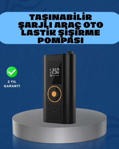 Otomatik Duran Dijital Hava Pompası Kompakt Taşınabilir Tasarım ürün görseli 1
