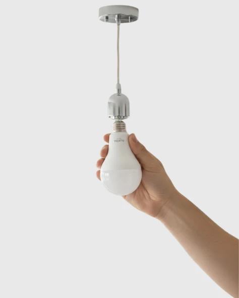 Ev İş Yeri İçin Şarjlı Led Ampul - Resim 5