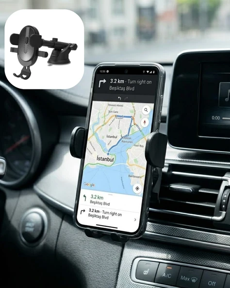 Araç Konsol Telefon Tutucu Ayarlanabilir Telefon Standı ürün görseli 1
