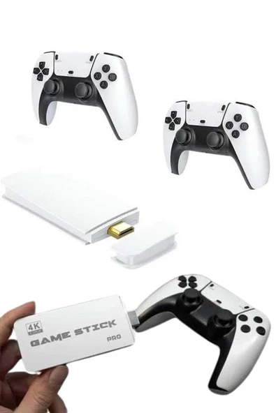 3D 2000 Oyunlu Game Stick Oyun Konsolu Çift Konsol - Resim 5