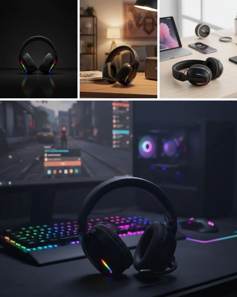 Headset 40Mm Sürücülü Mikrofonlu Kulaklığı ürün görseli 1