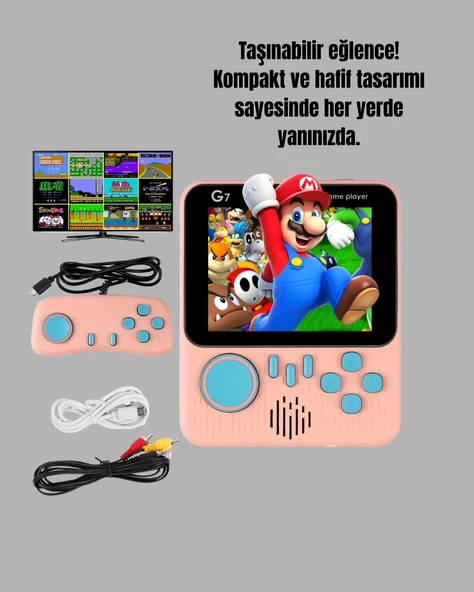 666 Oyunlu Game Console – Tv Çift Gamepad Desteği - Resim 2