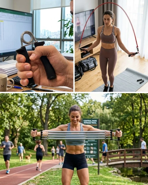 Ev Fitness Seti Kardiyo Kas Geliştirme Egzersiz Seti ürün görseli 1