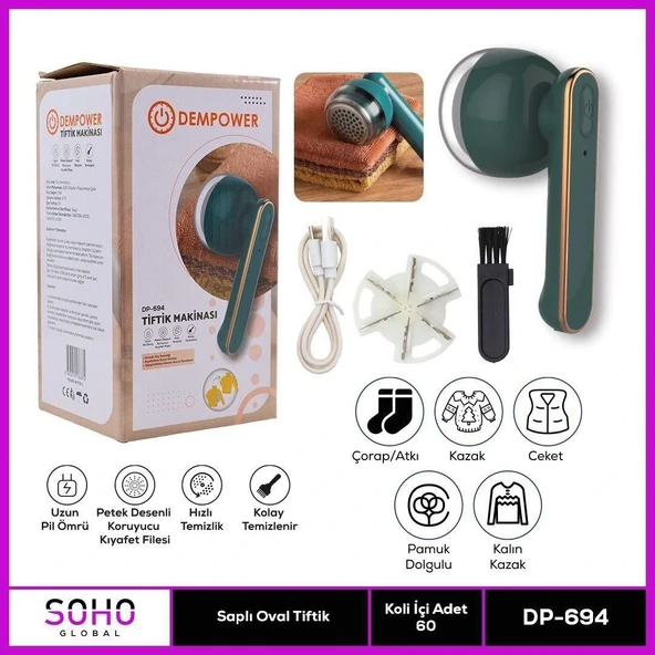 Saplı Oval Tiftik Makinesi - Resim 2