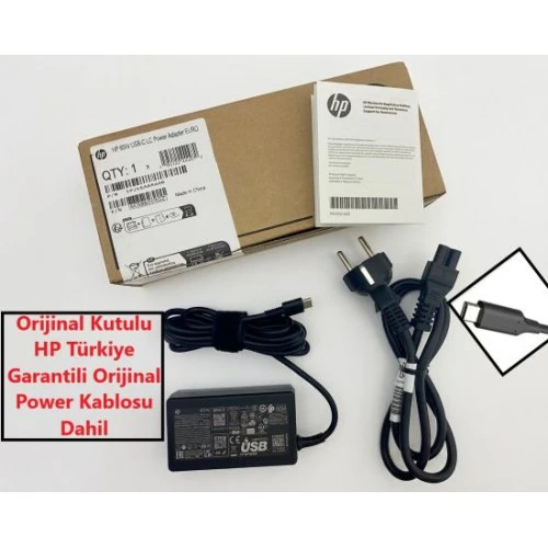 Lenovo Hp Elitebook 630 G11 Uyumlu Laptop Notebook Adaptör (Orijinal 10V 12V 15V 20V 5V 9V 2.25A 2.75A 3A 3,25A 65W) ürün görseli 1