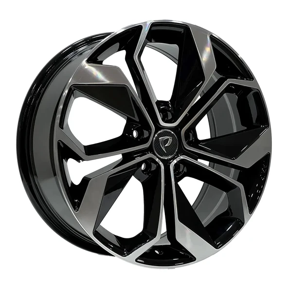 7.5X18 BK-5168 5X114.3 ET45 66.1 BLACK MACHINED XL ürün görseli 1
