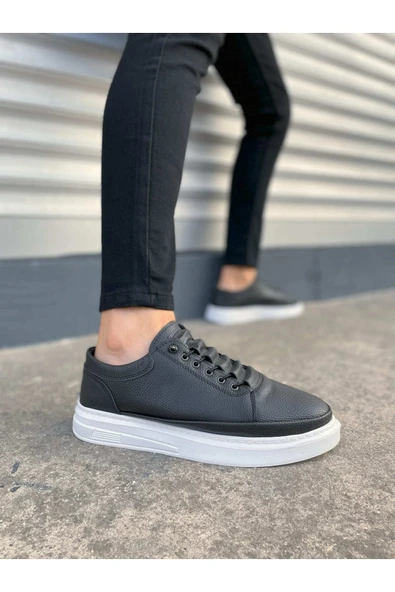 TH Colleciton JY0535 Prime Bağcıklı Cilt Erkek Günlük Sneaker Ayakkabı CBT - Siyah - 41 ürün görseli 1