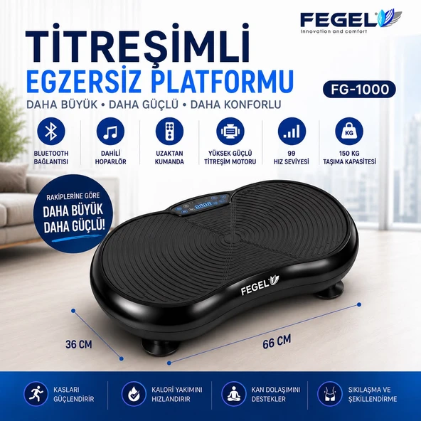 FG-1000 TİTREŞİMLİ EGZERSİZ ALETİ ürün görseli 1