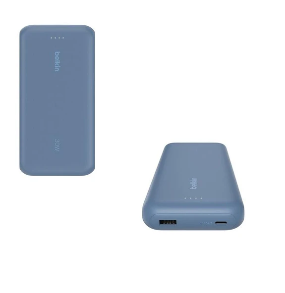 Belkin BPB024 30W 20K Entegre Kablolu Powerbank - Mavi ürün görseli 1