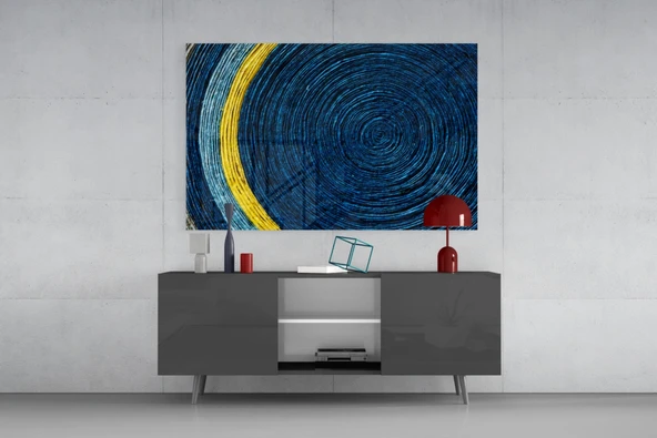 Renkli Spiral Cam Tablo - Resim 8