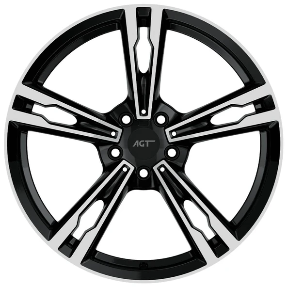 AGT Wheels 19 inç 5*112 ET30 Parlak Siyah Jant Takımı (J-6218) ürün görseli 1