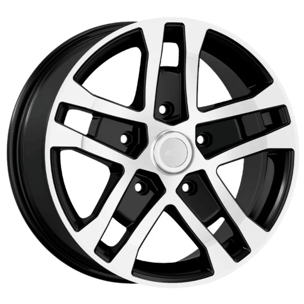 AGT Wheels 18 inç 5*165 ET10 Siyah-Beyaz Jant Takımı (J-6192) ürün görseli 1