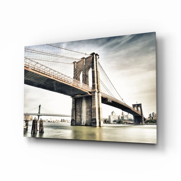 Brooklyn Köprüsü Cam Tablo ürün görseli 1
