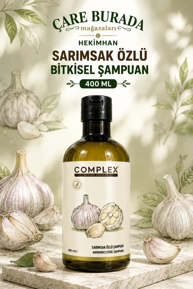 Complex Sarımsak Özlü Bitkisel Şampuan 400 Ml ürün görseli 1